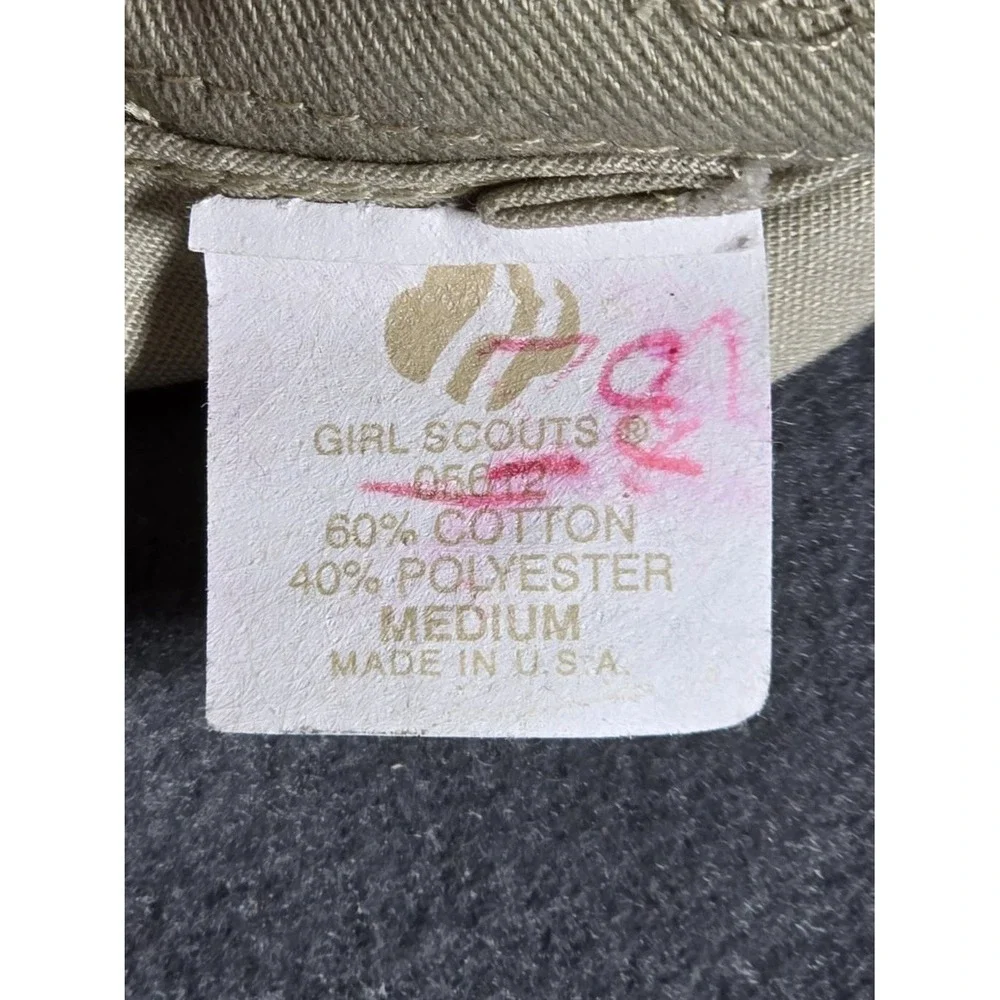 Girl Scouts Of‎ America Outdoors Hiking Tan Khaki Bucket Hat Made In USA Medium
